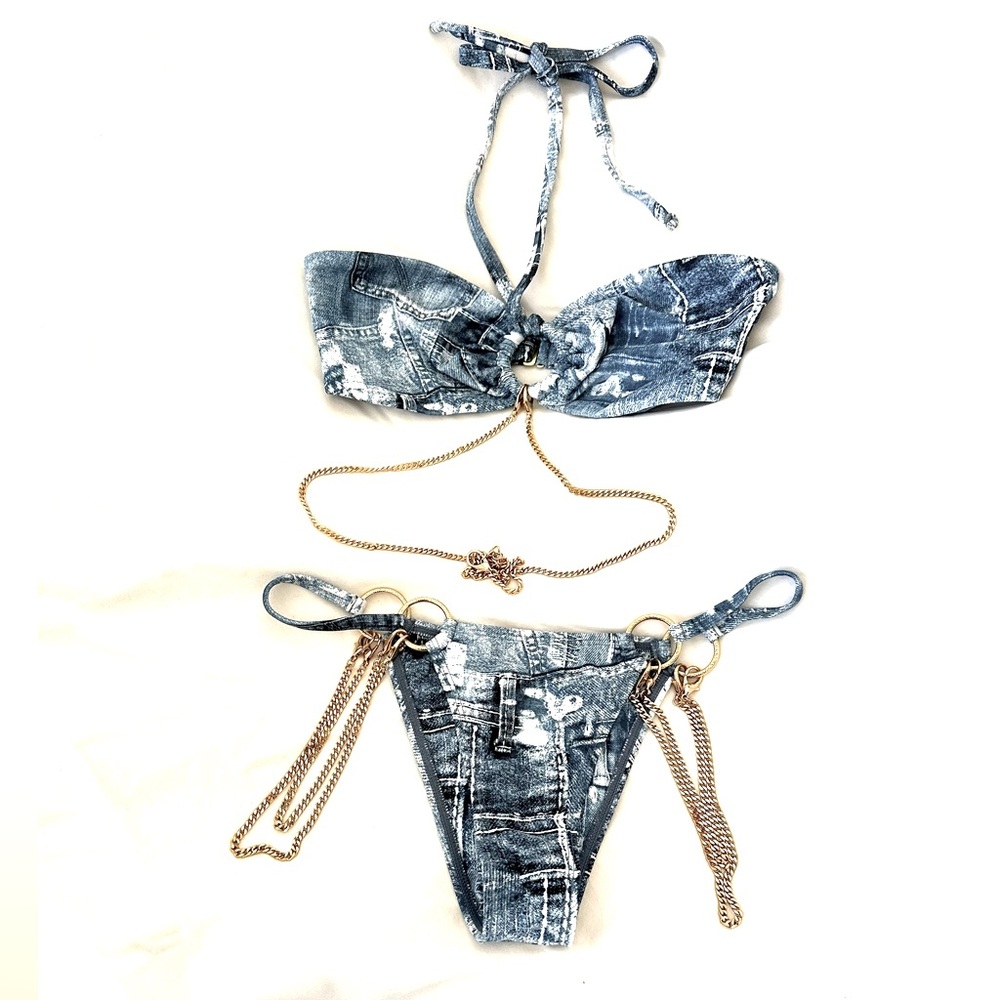 Never Worn. DUNDAS X Revolve Maia Bikini in XS. NEW. Never Worn.